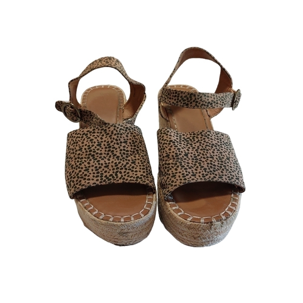 Universal Threads Animal Print Open Toe Mini Platform Sandals- size 11